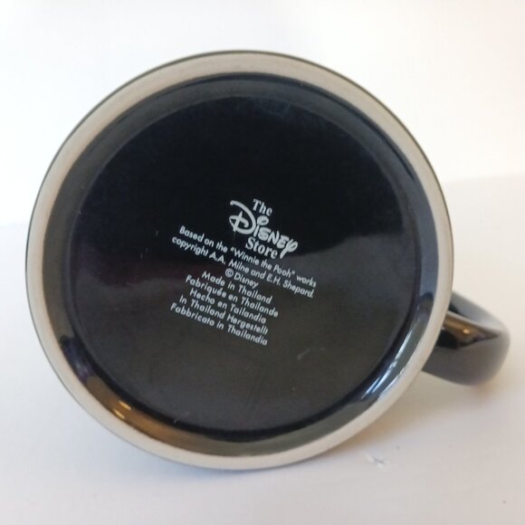 Disney Store Tigger Pooh 3D Black Coffee Mug Cup A Pounce of Personality 4" Tall - Picture 8 of 8